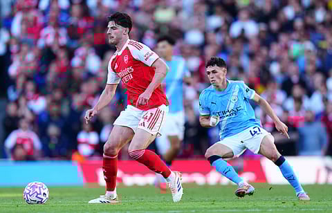 Arsenal and Man City played out a 1-1 draw at the Emirates 