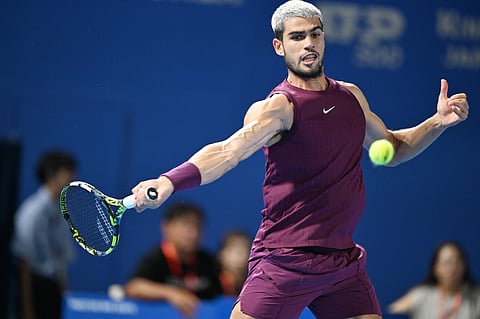 Alcaraz made it to the Japan Open final