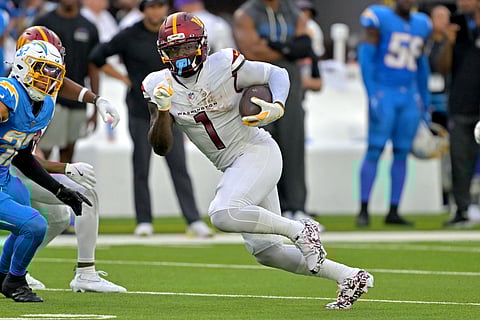 Deebo Samuel Sr in action for Washington Commanders
