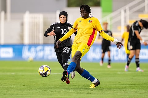 Afghan Women United in action against Chad in Morocco