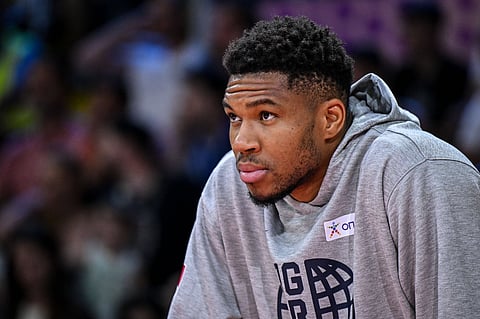 Giannis Antetokounmpo snapped at a game