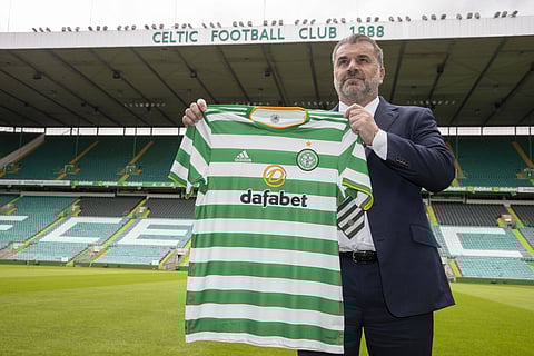 Ange Postecoglou in his first stint with Celtic