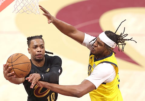 Darius Garland in action for Cleveland Cavaliers