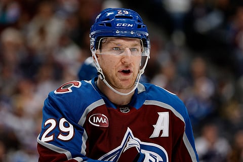 Nathan Mackinnon in action for Colorado Avalanche