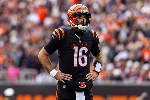 Joe Flacco in action