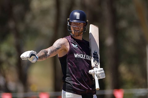 Ben Stokes in action 