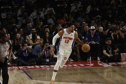 Detroit Pistons in action