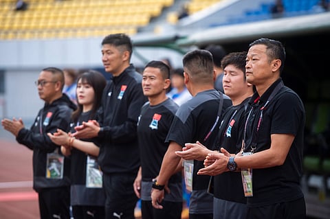 A still captured in a Malaysian football match