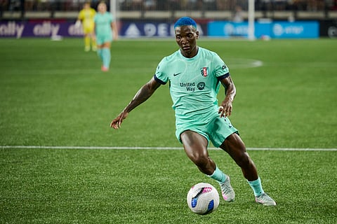 Temwa Chawinga in action