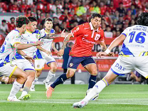 Rosario Central in action