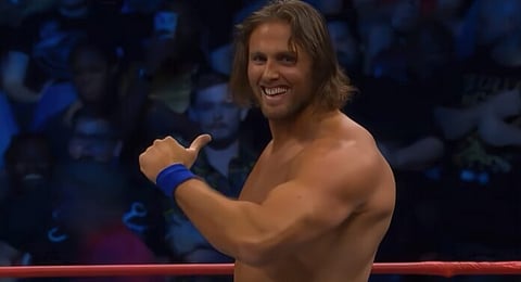 Big Trouble Ben Bishop in action in AEW