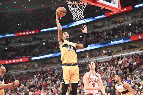 Chicago Bulls players in action