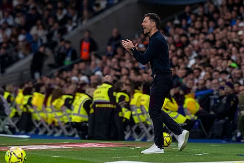 Madrid coach Xabi Alonso