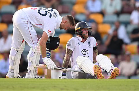 Ben Stokes in action in the Ashes