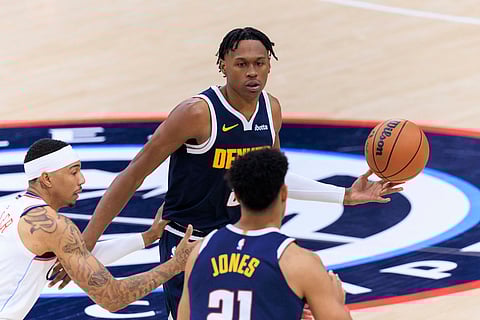 Peyton Watson puts on a show