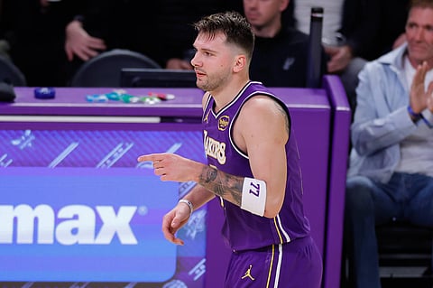 Los Angeles Lakers forward guard Luka Doncic