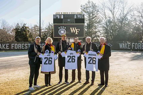 Julian Nagelsmann and his team visit the ground of Wake Forest University