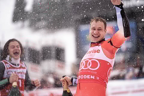 Marco Odermatt victorious