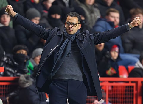 Liam Rosenior celebrates his first Chelsea win