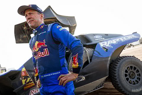 Mattias Ekstrom during stage 11 of Dakar 2026