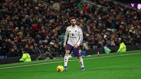 Manchester United captain Bruno Fernandes