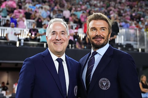 Inter Miami co-owners Jorge Mas and David Beckham
