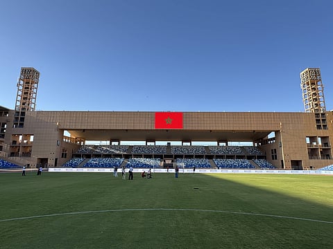 View of the Grand Stade de Marrakech, Morocco