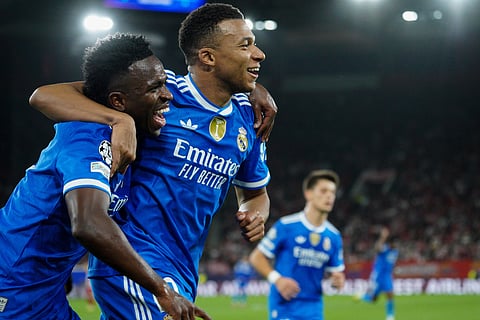 Kylian Mbappe and Vinicius Jr