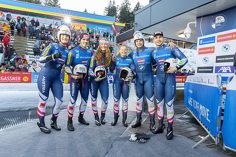 Team Austria at Luge World Cup