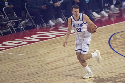 Orlando Magic player Fraz Wagner in action