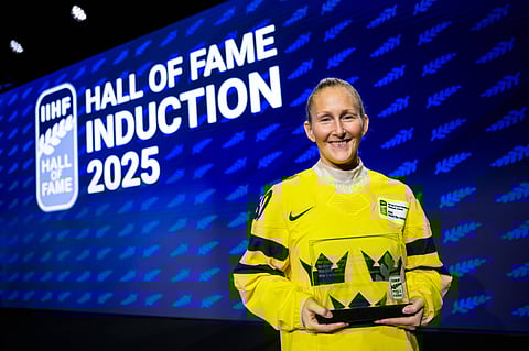 IIHF Hall of Famer Kim Martin Hasson