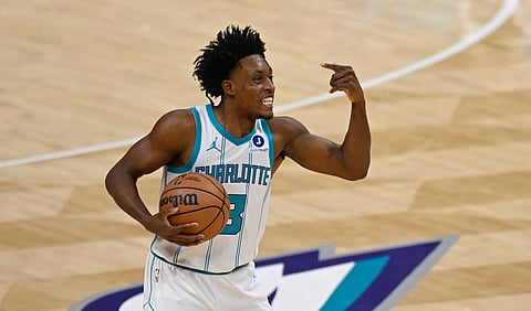 Charlotte Hornets' Collin Sexton in action