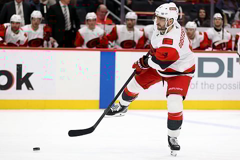 Carolina Hurricanes defenseman Shayne Gostisbehere in action