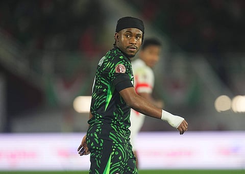 Ademola Lookman in action during the Africa Cup of Nations