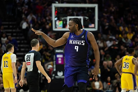 Sacramento Kings forward Precious Achiuwa in action