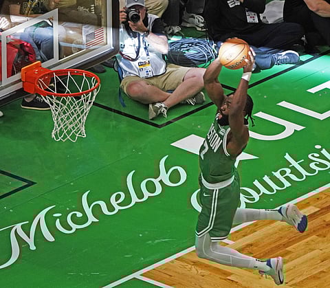 Jaylen Brown of Boston Celtics in action