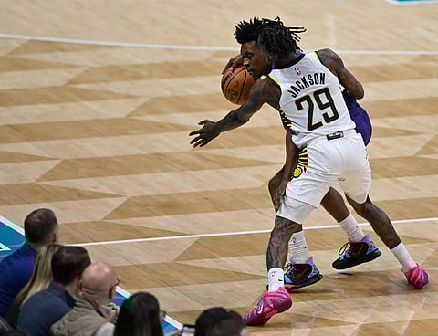 Quenton Jackson in action with Indiana Pacers