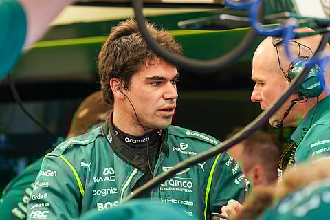 Lance Stroll during F1 Aramco pre-season testing