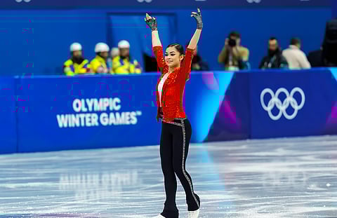 Adeliia Petrosian at the Winter Olympics