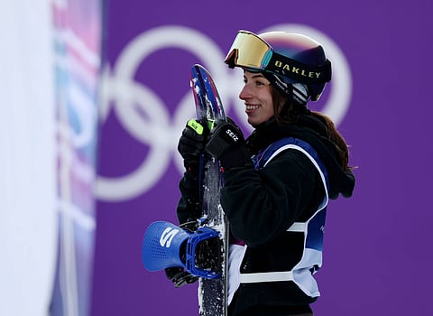 Snowboarder Annika Morgan