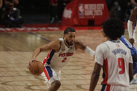 Cade Cunningham in action