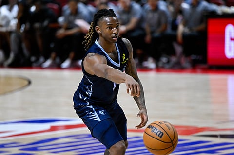 Javon Small of Memphis Grizzlies in action