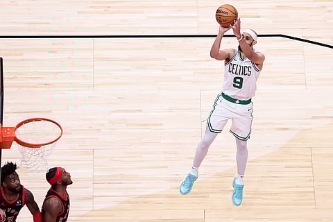 Derrick White in action