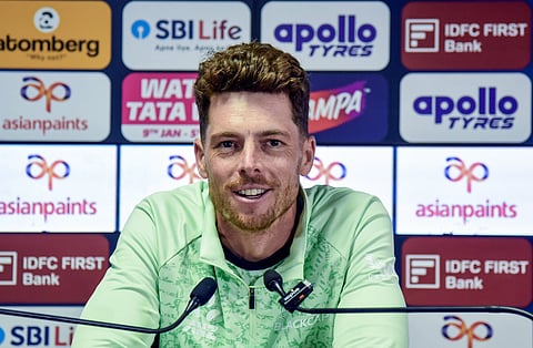 Mitchell Santner during press conference