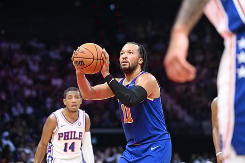 Jalen Brunson in action