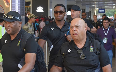 South Africa head coach Shukri Conrad