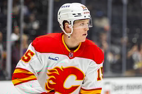 Dryden Hunt of Calgary Flames 