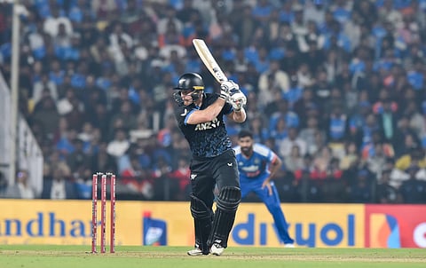 Glenn Phillips in action against India