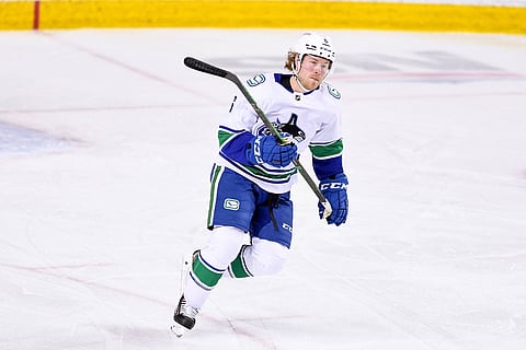 Brock Boeser of Vancouver Canucks