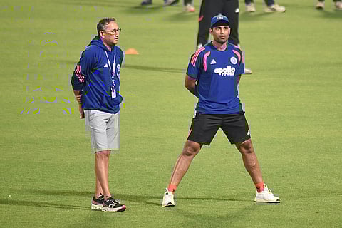 Suryakumar Yadav with chairman Ajit Agarkar